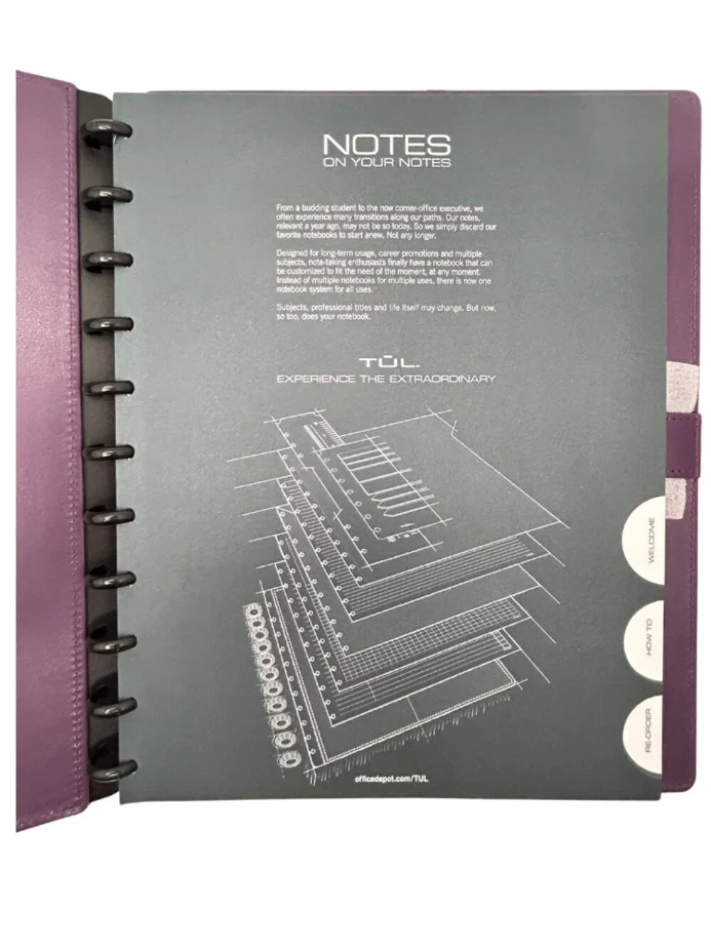 Custom System Leather Notebook, 60 Sheets, PLUS 2026 Calendar/Inserts Letter